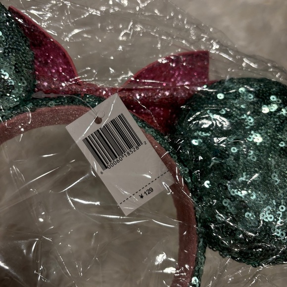 Disney Parks Pink Sugar Rush Minnie Mouse Ears Limited Bow Sequins Headband - Picture 5 of 8